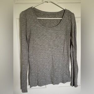 LOFT Gray Knit Top